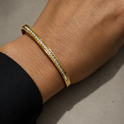 Crystal Channel Bangle