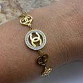 Heart CC Gold Bracelet