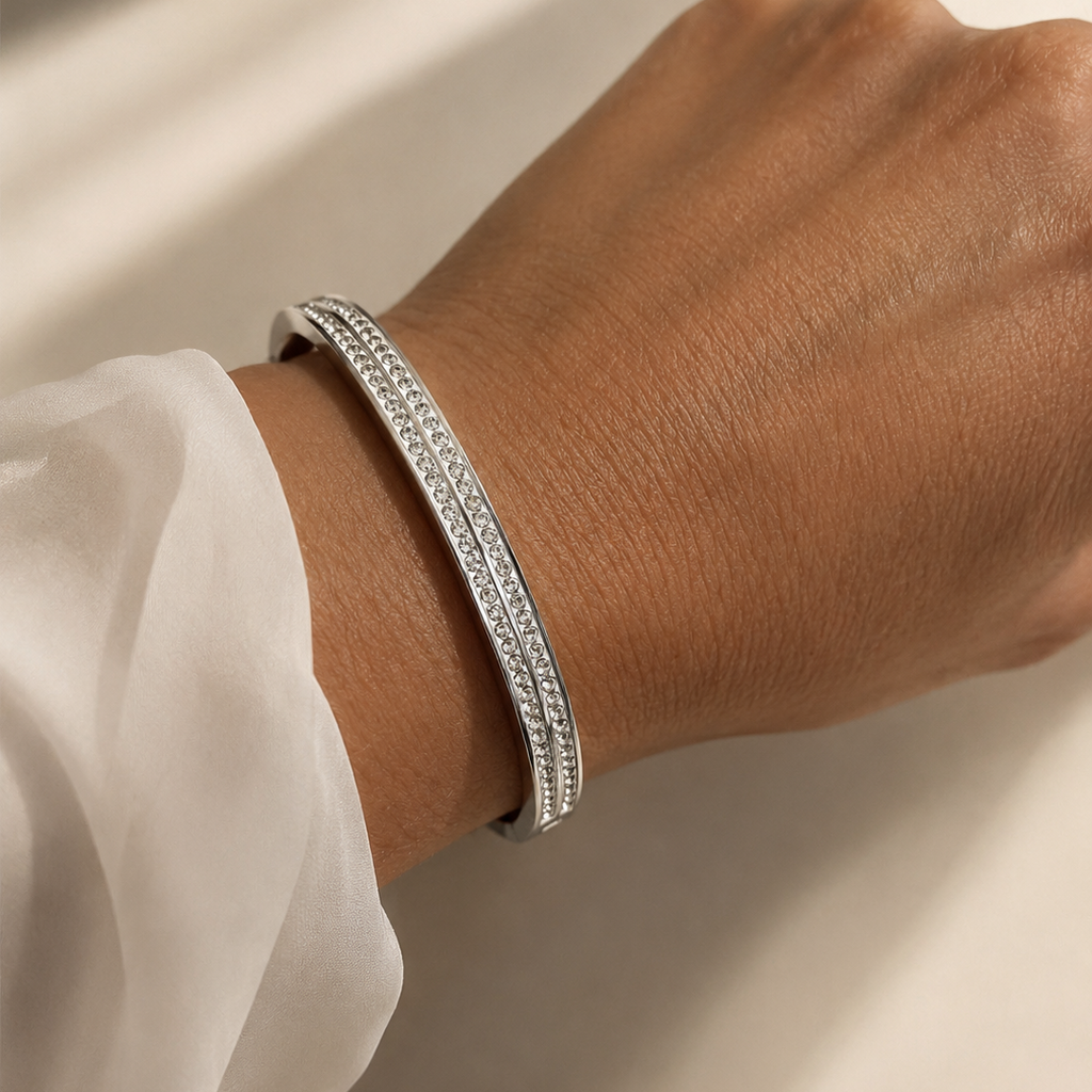 Crystal Channel Bangles
