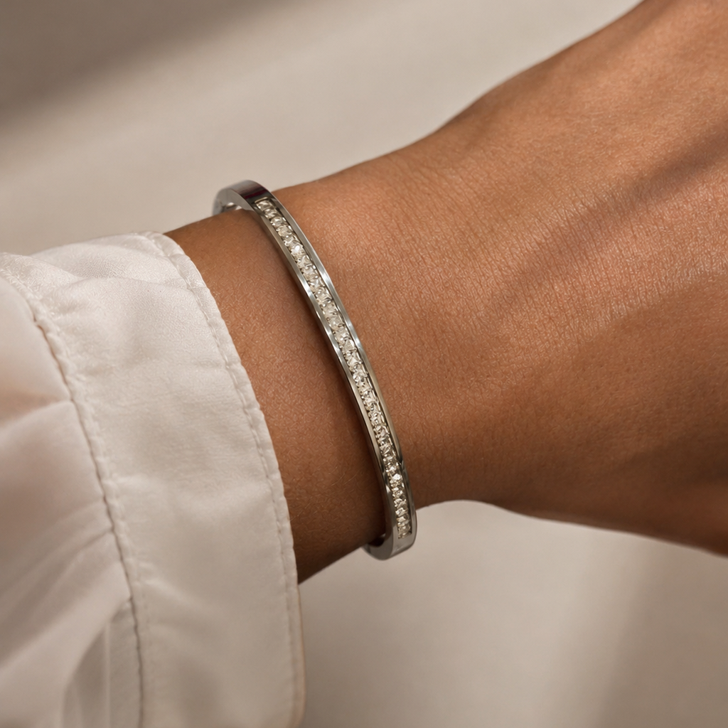 Crystal Channel Bangles