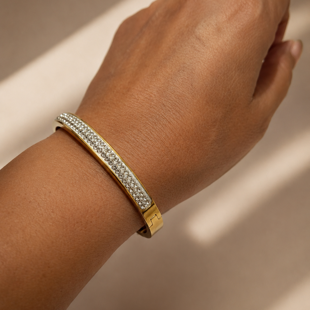 Crystal Channel Bangles