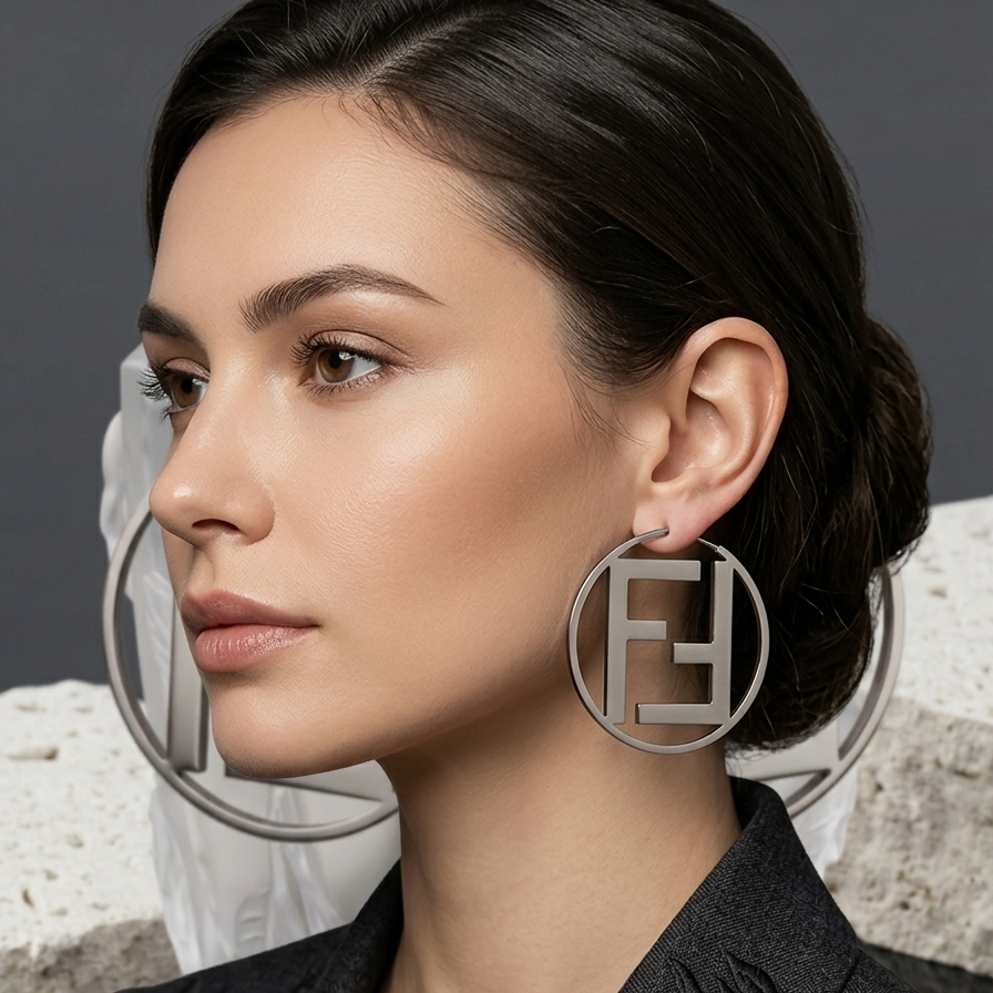 Fendi Hoop Earrings