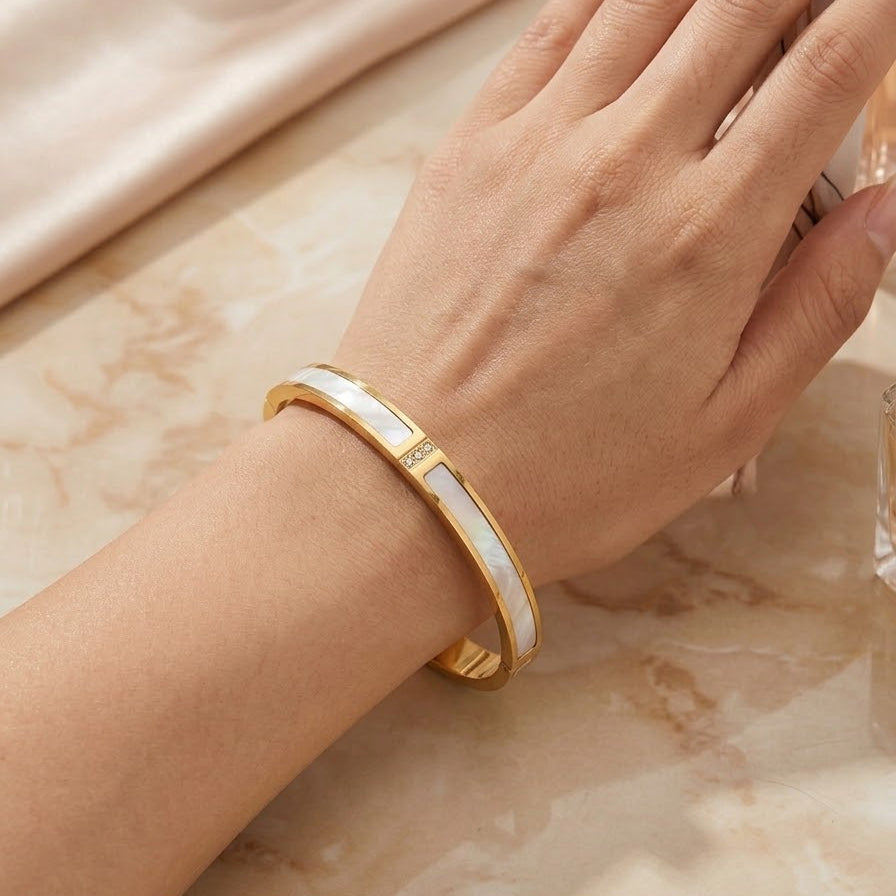Opal-Toned Accent Cuff