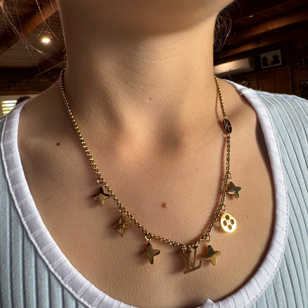 LV Charm Necklace