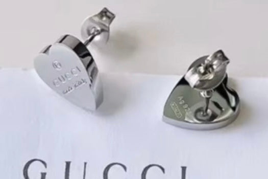 Grace Silver GG studs