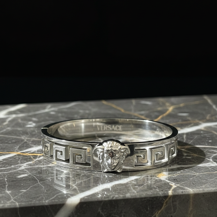 MARY Silver on Silver Bangle