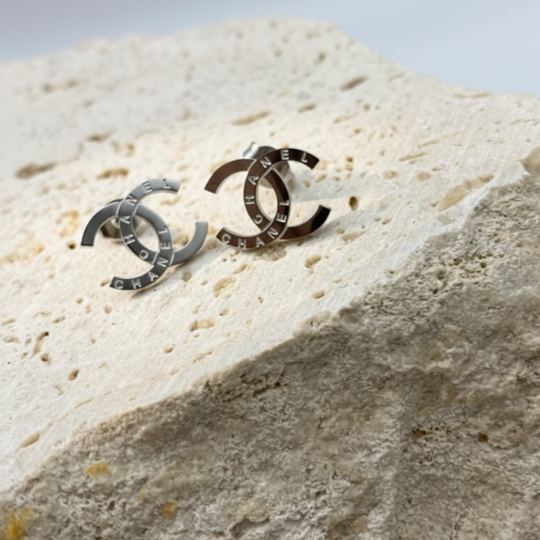 Tessa CC Silver Small Studs