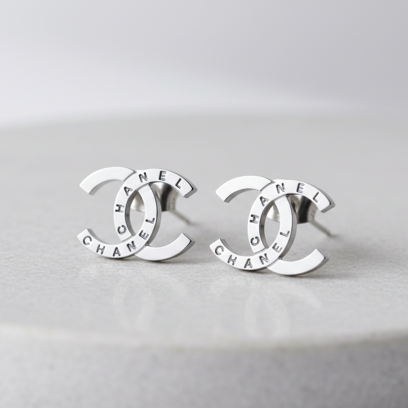 Tessa CC Silver Small Studs