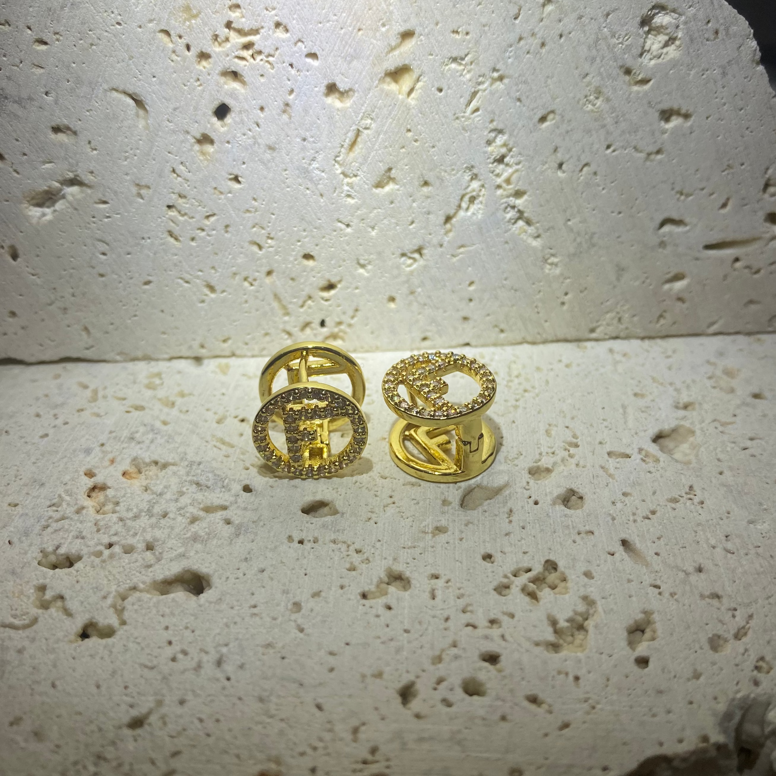 FANCY Gold Zirconia F Round