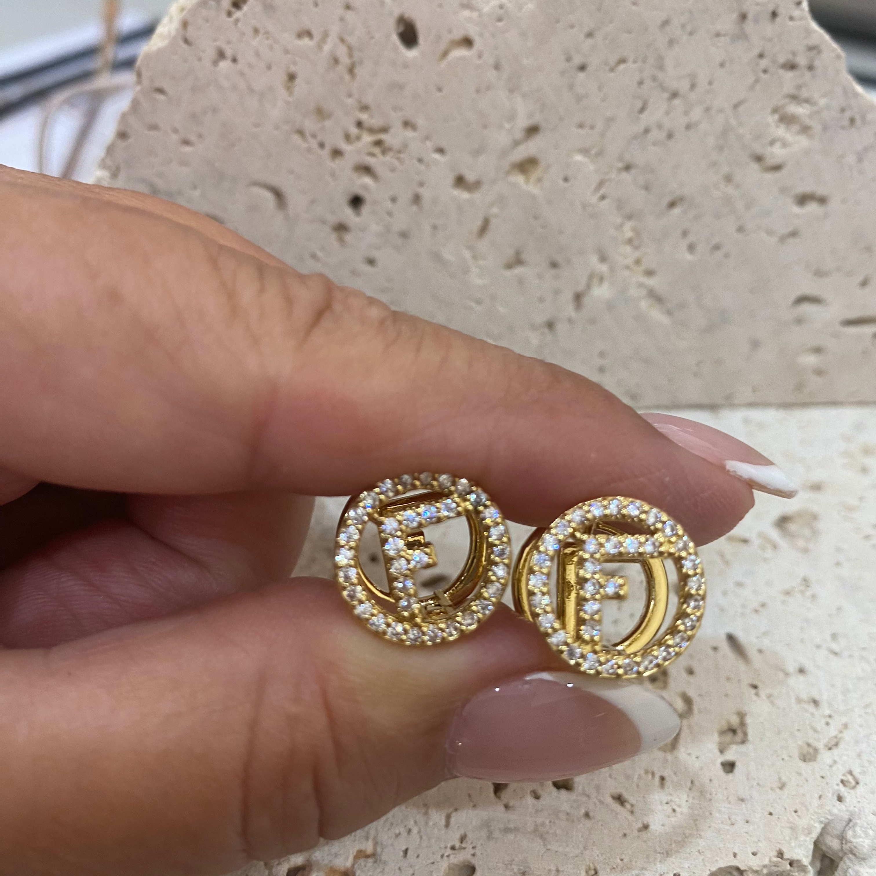 FANCY Gold Zirconia F Round