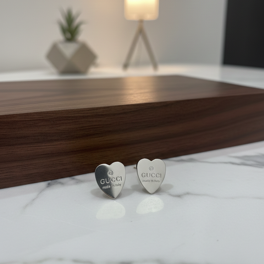 Grace Silver GG studs