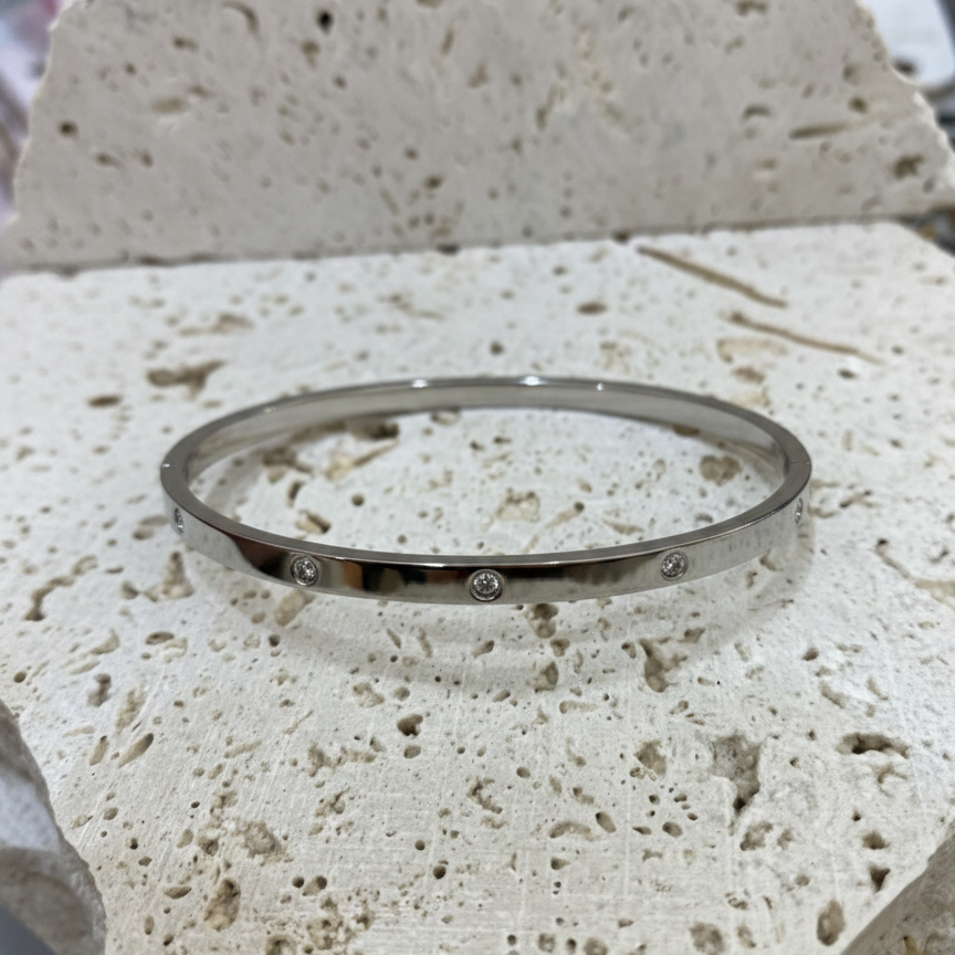 NANCY 4mm Zirconia Bangle