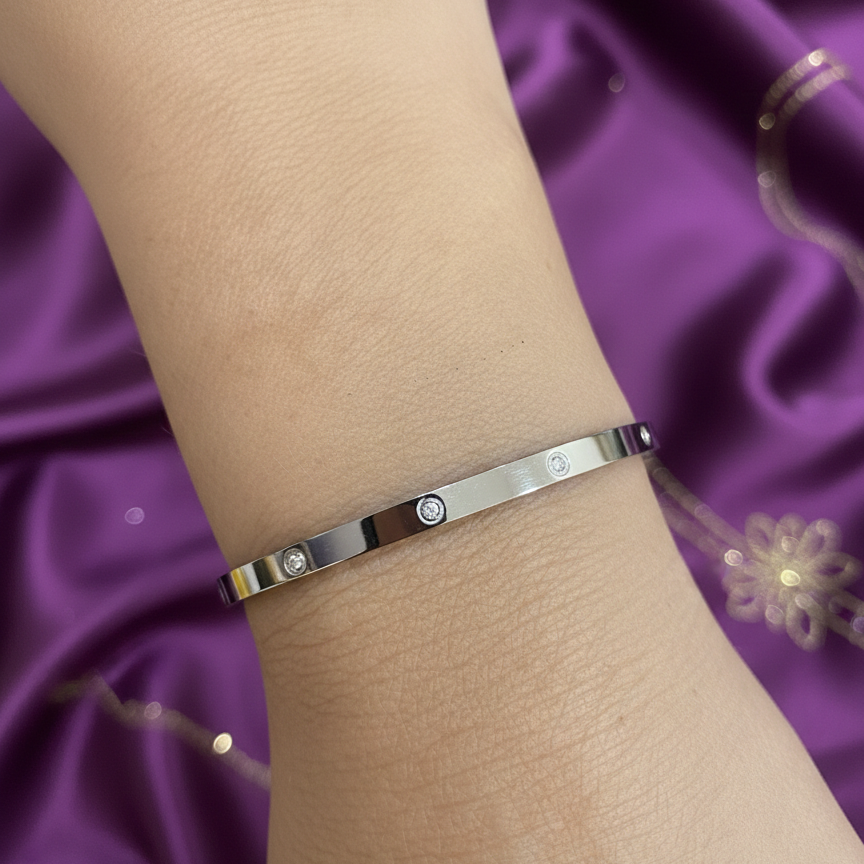 NANCY 4mm Zirconia Bangle