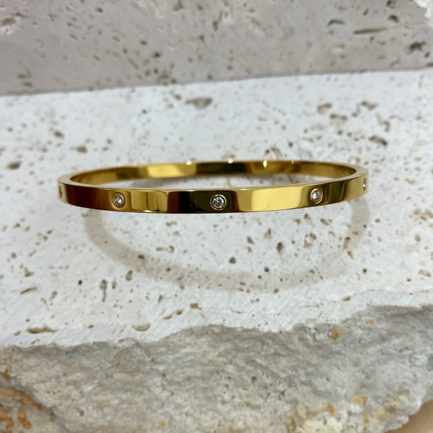 NANCY 4mm Zirconia Bangle