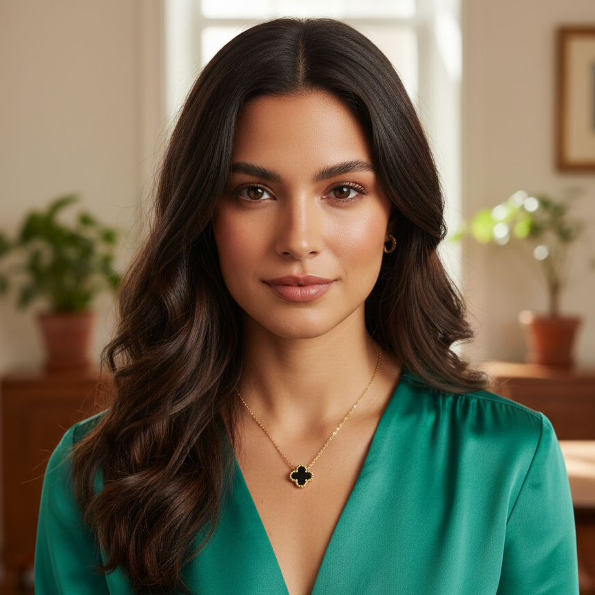 Four-leaf Clover Gold / Black