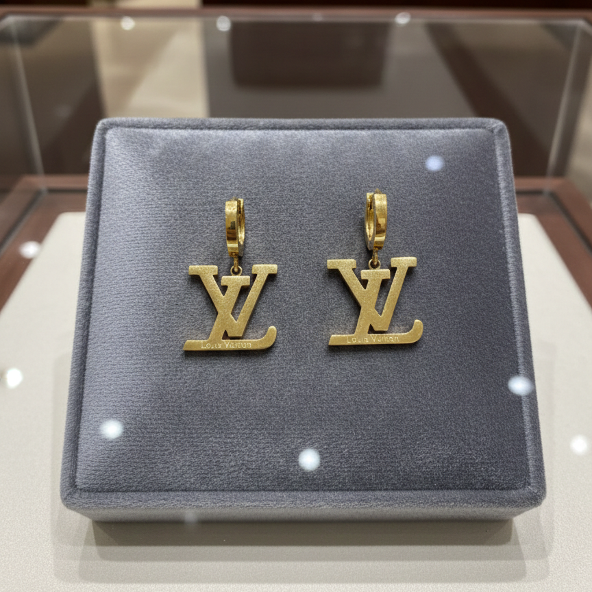 Loui Drop Earrings Gold