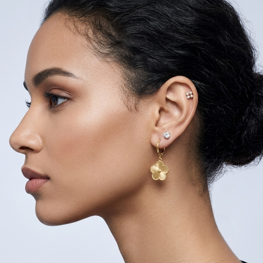 Clover Drop Earrings