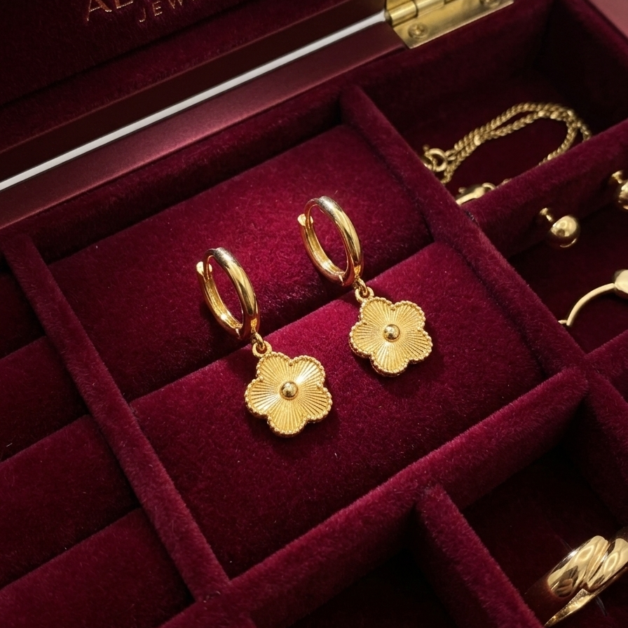 Clover Drop Earrings