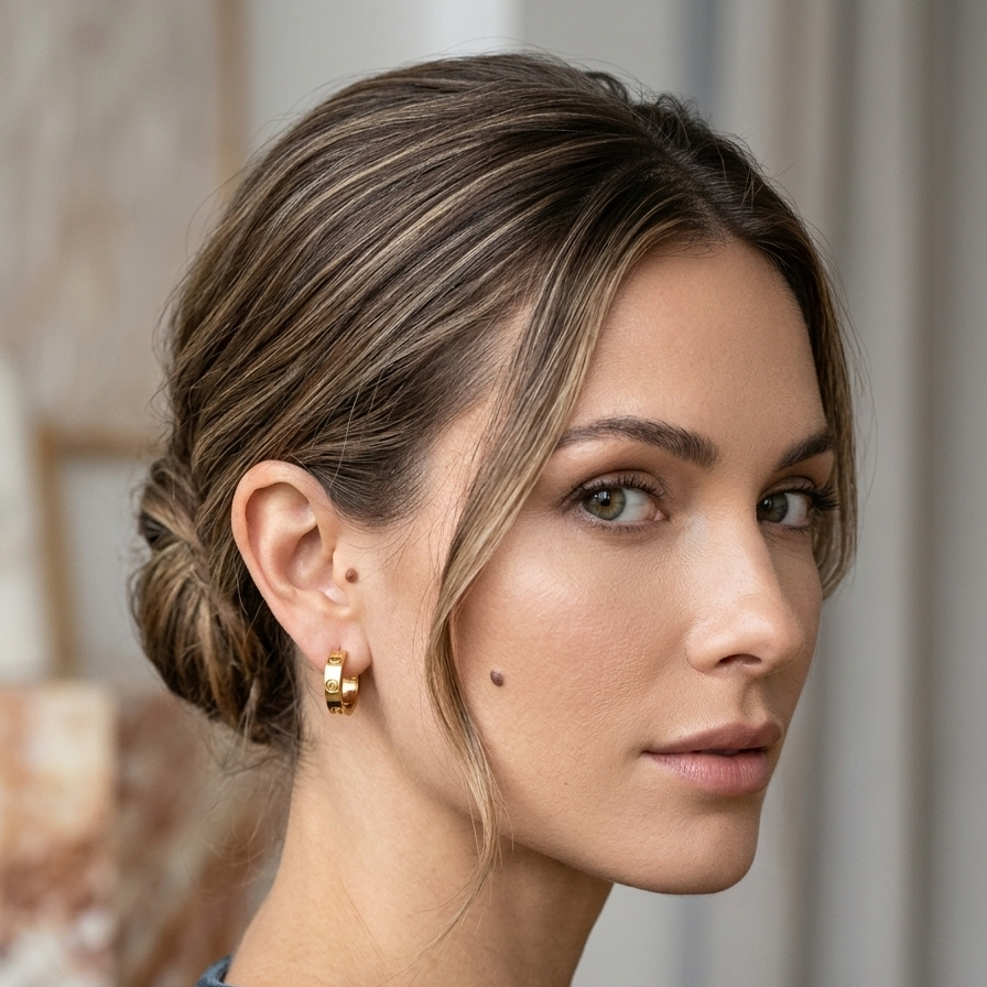 AUTUMN Love Hoops Gold