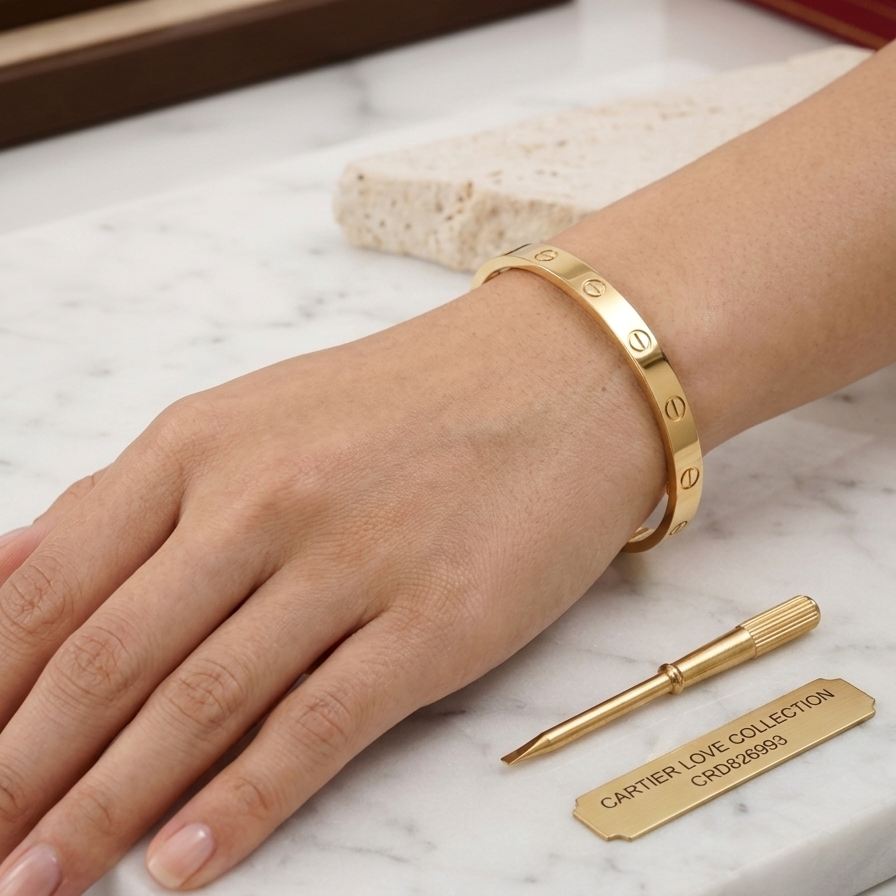 Autumn Luxury Screw-Design Bangle