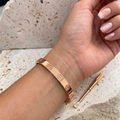 AUTUMN ROSE-GOLD SCREW ON BANGLE