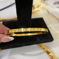 SHILOH 4mm GOLD/SILVER Dimond Bangle