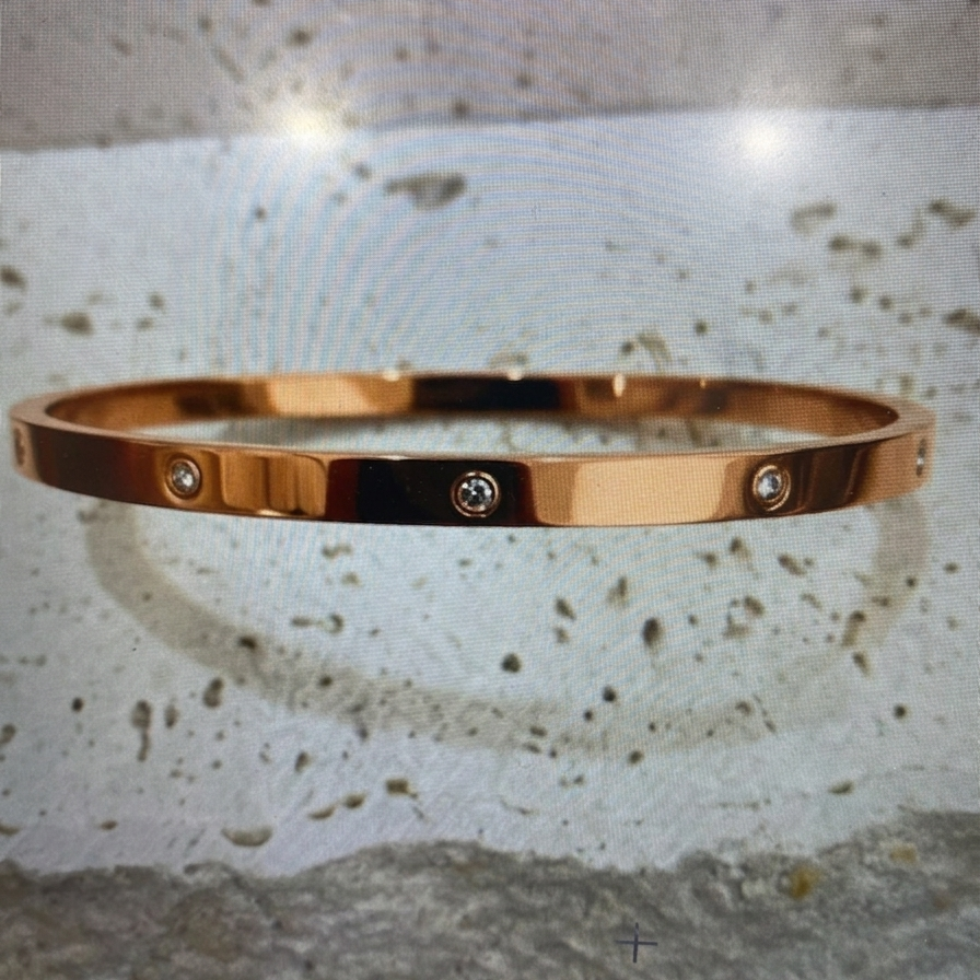 NANCY 4mm Zirconia Bangle