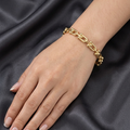 U Link Gold Bangle