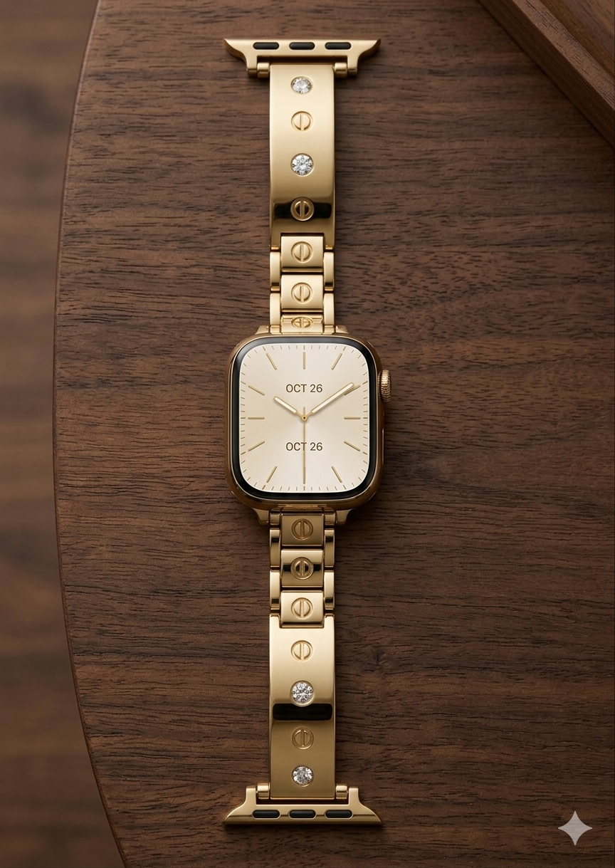 Inspired Gold Watch band