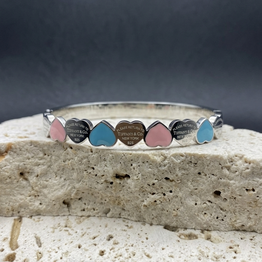 Lotti Multi-Colored Heart Bangle