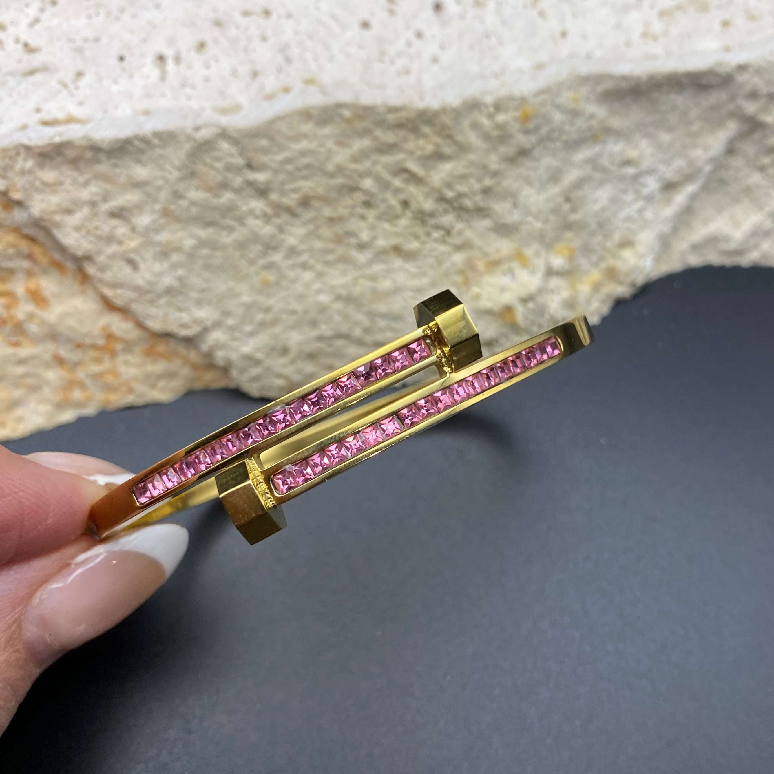 Harper Pink Bangle